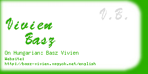 vivien basz business card